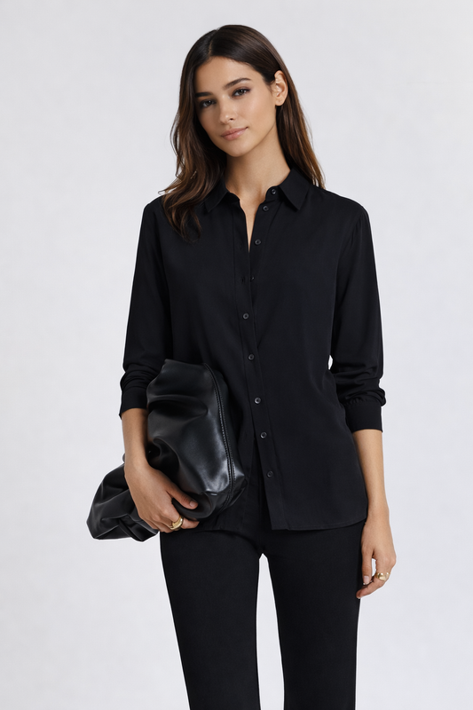 Lucia - Camisa Elegance Black